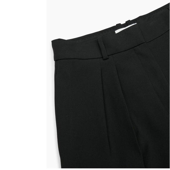 Aritzia Sunday Best Black Pleated Wide Leg Trousers High Rise 00 - Picture 10 of 10